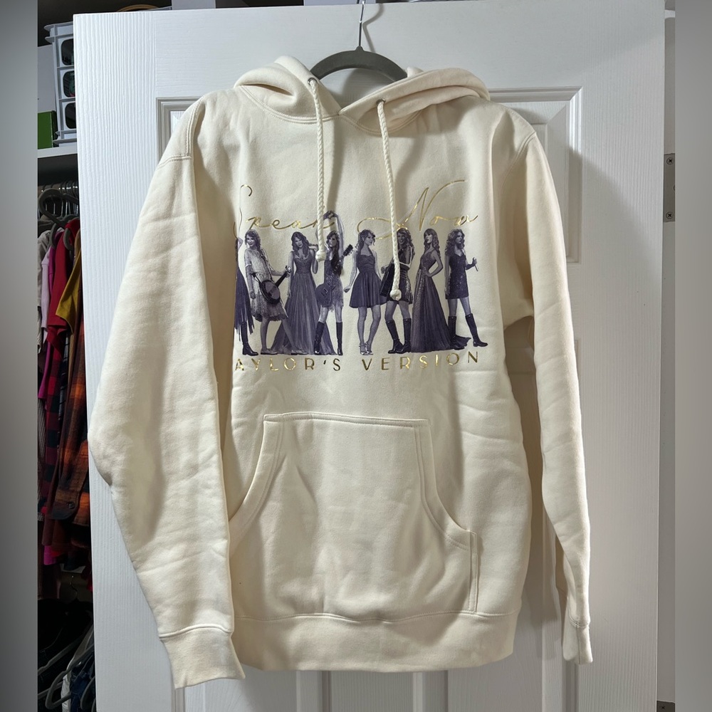 Taylor Swift Beige, Gold & Purple Speak Now Hoodie XS